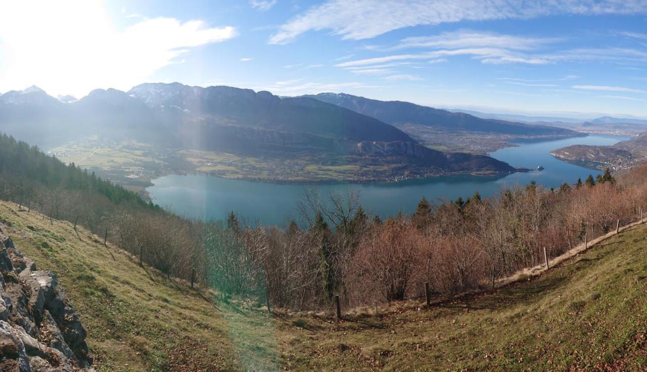 Studio A La Campagne Au Bout Du Lac D'Annecy Doussard Exterior foto
