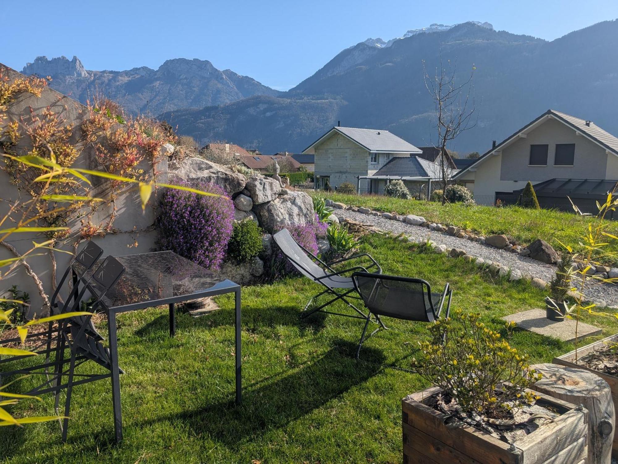 Studio A La Campagne Au Bout Du Lac D'Annecy Doussard Exterior foto